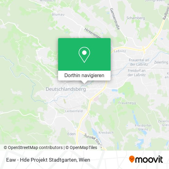 Eaw - Hde Projekt Stadtgarten Karte