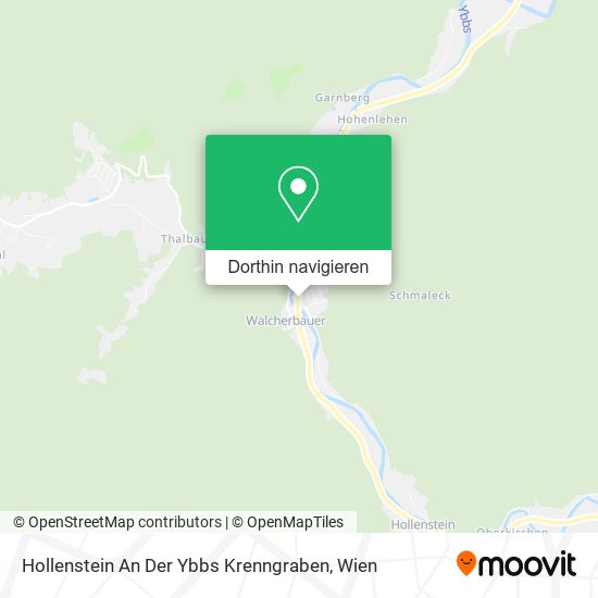 Hollenstein An Der Ybbs Krenngraben Karte