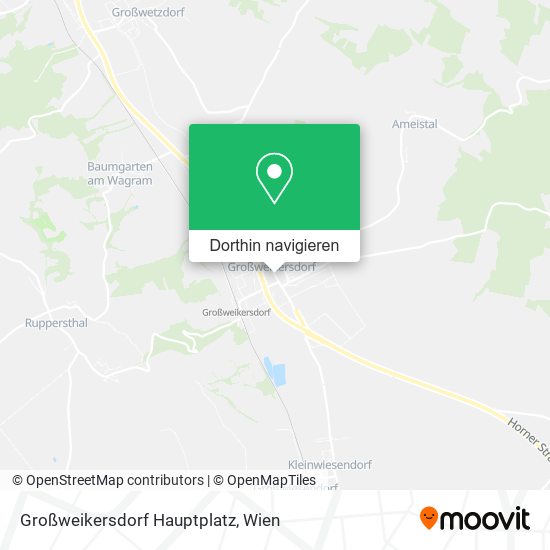 Großweikersdorf Hauptplatz Karte