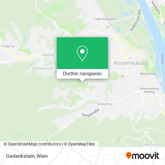 Gedenkstein Karte