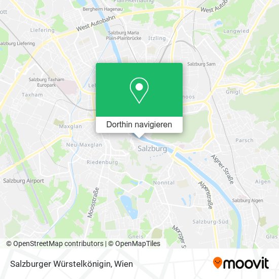 Salzburger Würstelkönigin Karte