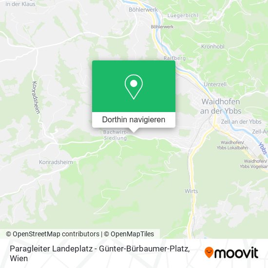 Paragleiter Landeplatz - Günter-Bürbaumer-Platz Karte