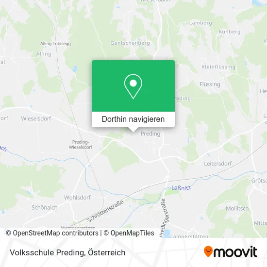 Volksschule Preding Karte