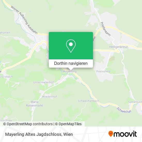 Mayerling Altes Jagdschloss Karte