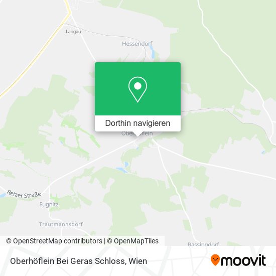 Oberhöflein Bei Geras Schloss Karte