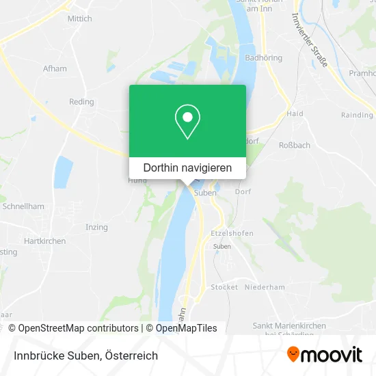 Innbrücke Suben Karte