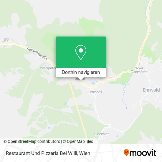 Restaurant Und Pizzeria Bei Willi Karte