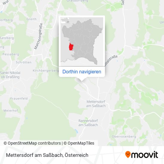 Mettersdorf am Saßbach Karte