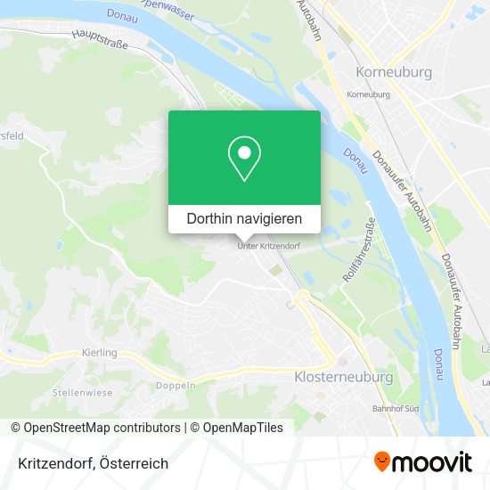 Kritzendorf Karte