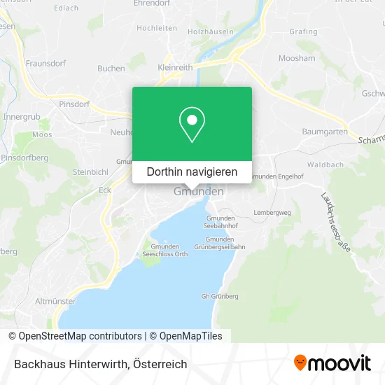 Backhaus Hinterwirth Karte