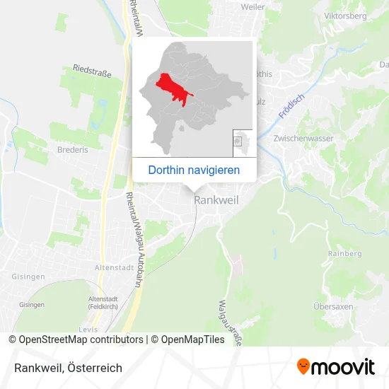 Rankweil Karte