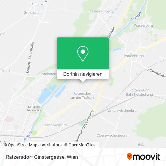 Ratzersdorf Ginstergasse Karte