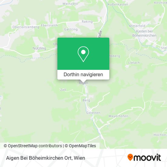 Aigen Bei Böheimkirchen Ort Karte