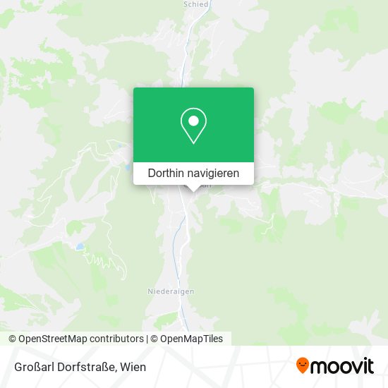 Großarl Dorfstraße Karte