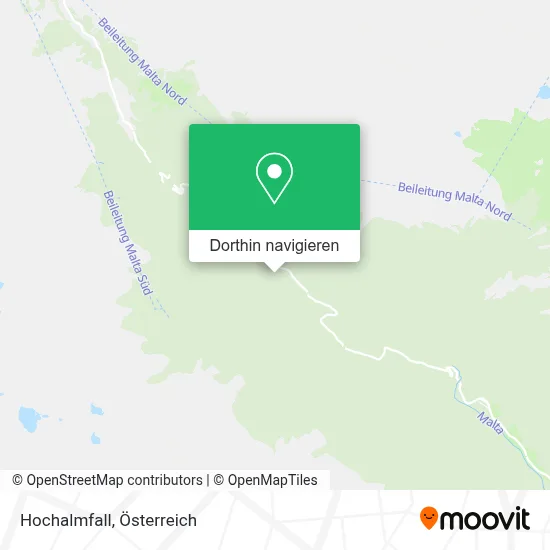 Hochalmfall Karte