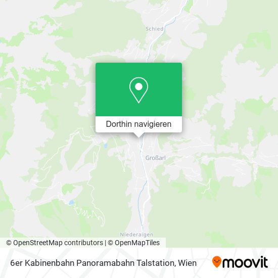 6er Kabinenbahn Panoramabahn Talstation Karte