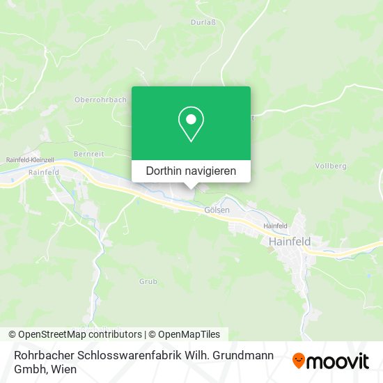 Rohrbacher Schlosswarenfabrik Wilh. Grundmann Gmbh Karte
