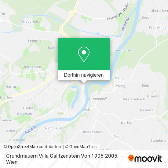 Grundmauern Villa Galitzenstein Von 1905-2005 Karte
