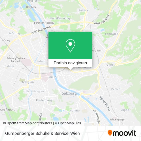 Gumpenberger Schuhe & Service Karte