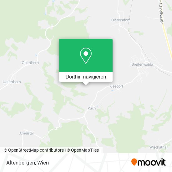 Altenbergen Karte