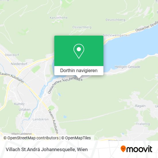 Villach St.Andrä Johannesquelle Karte