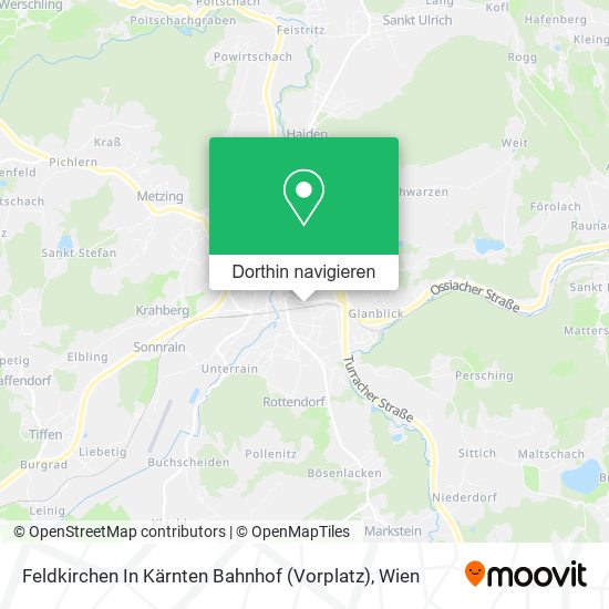 Feldkirchen In Kärnten Bahnhof (Vorplatz) Karte