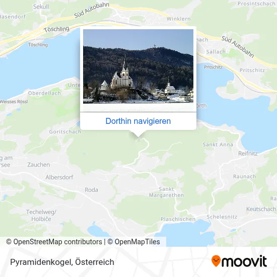 Pyramidenkogel Karte