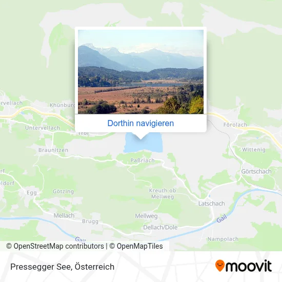 Pressegger See Karte