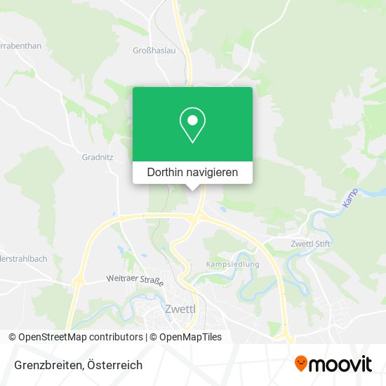 Grenzbreiten Karte