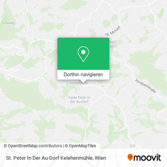 St. Peter In Der Au-Dorf Kelehenmühle Karte