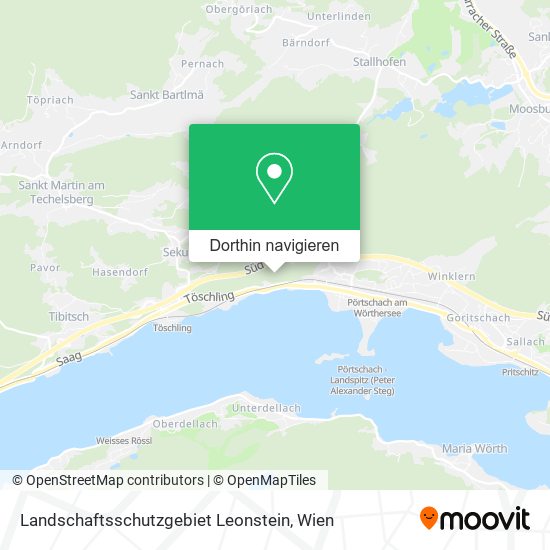 Landschaftsschutzgebiet Leonstein Karte