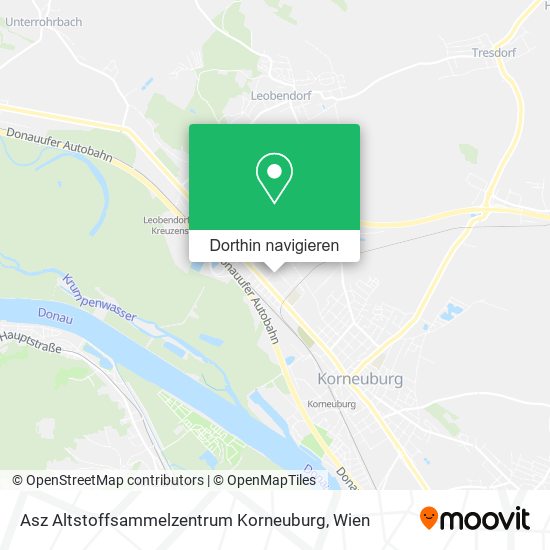 Asz Altstoffsammelzentrum Korneuburg Karte