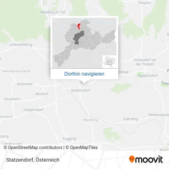 Statzendorf Karte