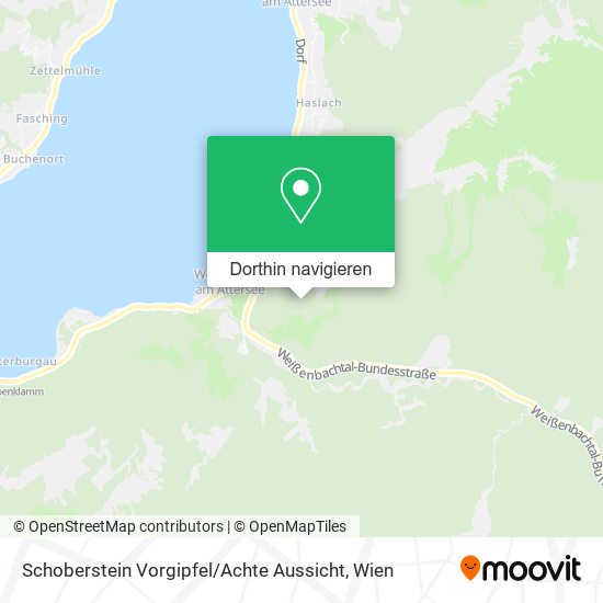 Schoberstein Vorgipfel / Achte Aussicht Karte