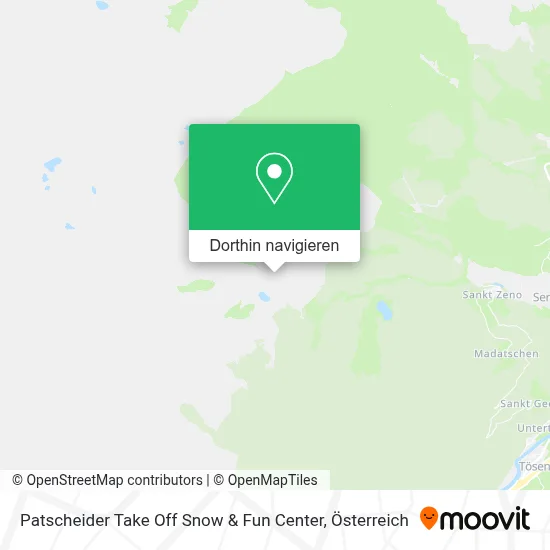Patscheider Take Off Snow & Fun Center Karte