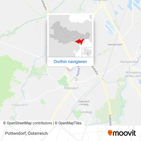 Pottendorf Karte