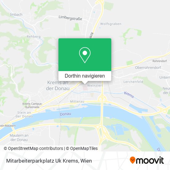 Mitarbeiterparkplatz Uk Krems Karte