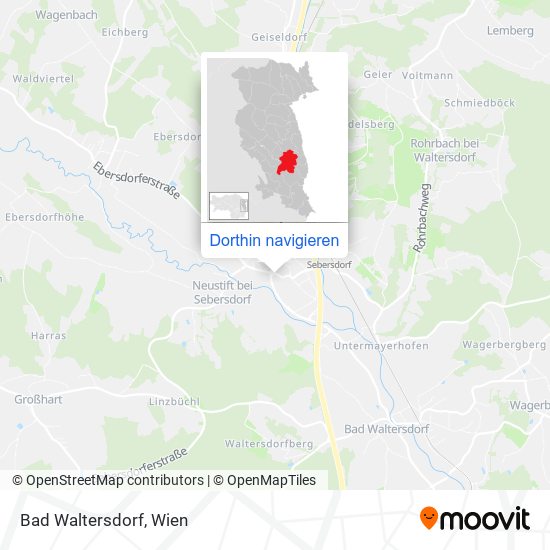 Bad Waltersdorf Karte