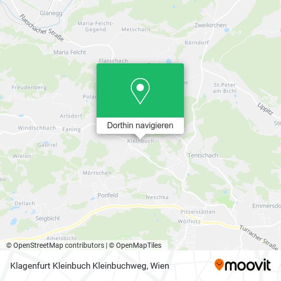 Klagenfurt Kleinbuch Kleinbuchweg Karte