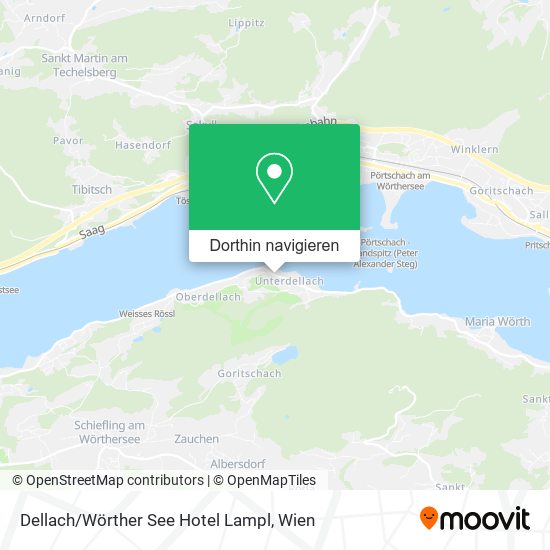 Dellach / Wörther See Hotel Lampl Karte