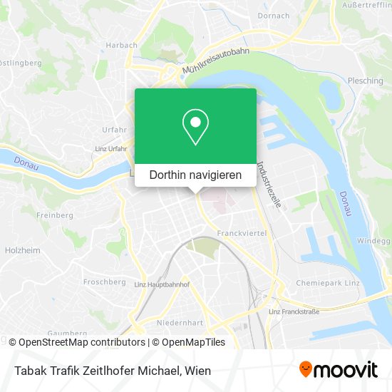 Tabak Trafik Zeitlhofer Michael Karte