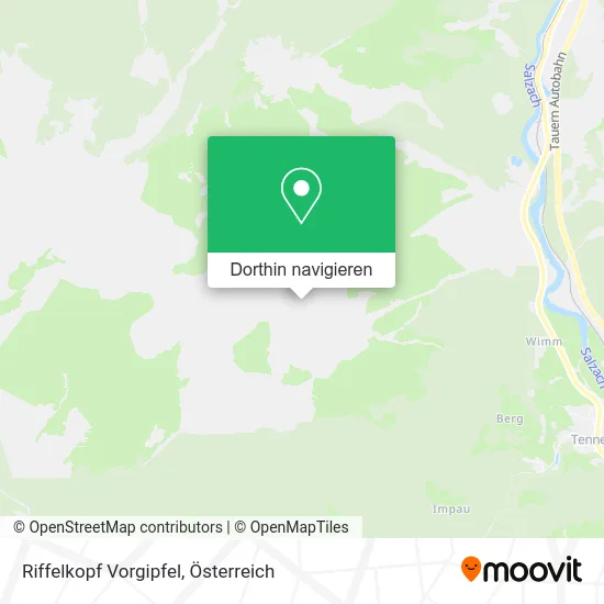 Riffelkopf Vorgipfel Karte