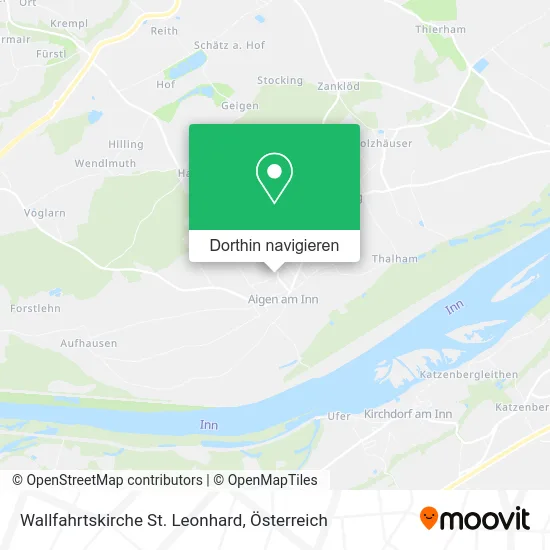 Wallfahrtskirche St. Leonhard Karte