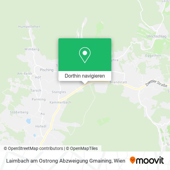 Laimbach am Ostrong Abzweigung Gmaining Karte
