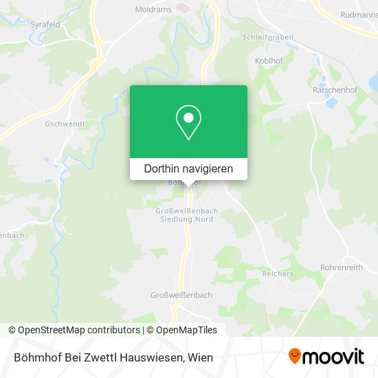 Böhmhof Bei Zwettl Hauswiesen Karte
