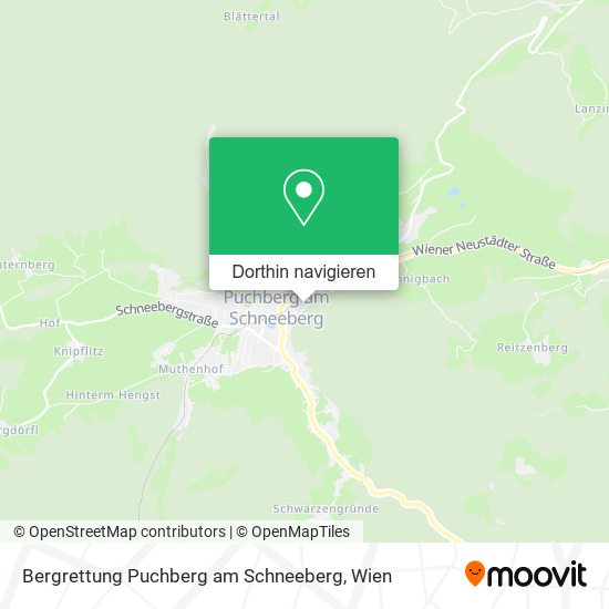 Bergrettung Puchberg am Schneeberg Karte