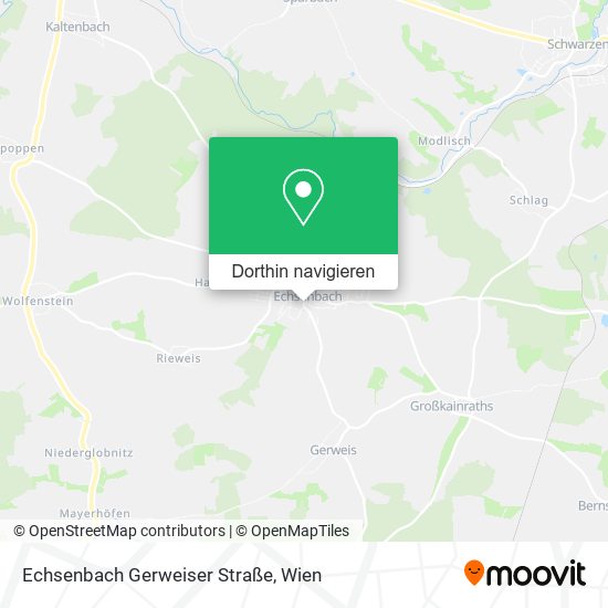 Echsenbach Gerweiser Straße Karte