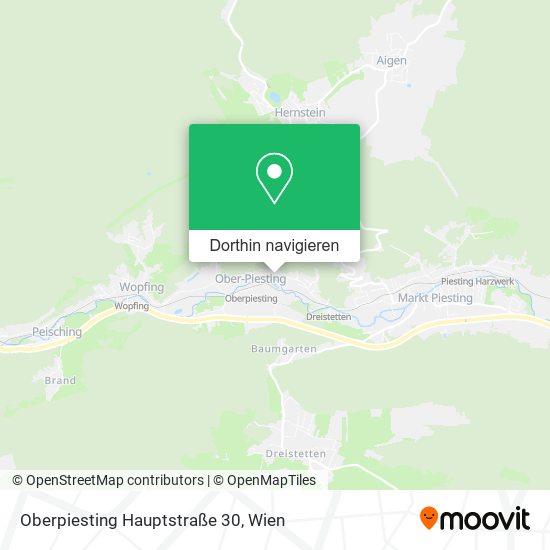 Oberpiesting Hauptstraße 30 Karte