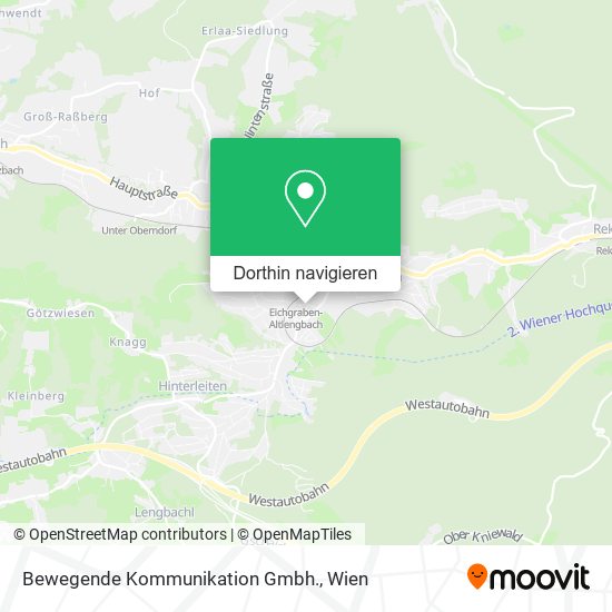 Bewegende Kommunikation Gmbh. Karte