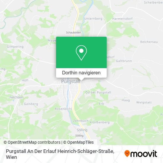 Purgstall An Der Erlauf Heinrich-Schläger-Straße Karte